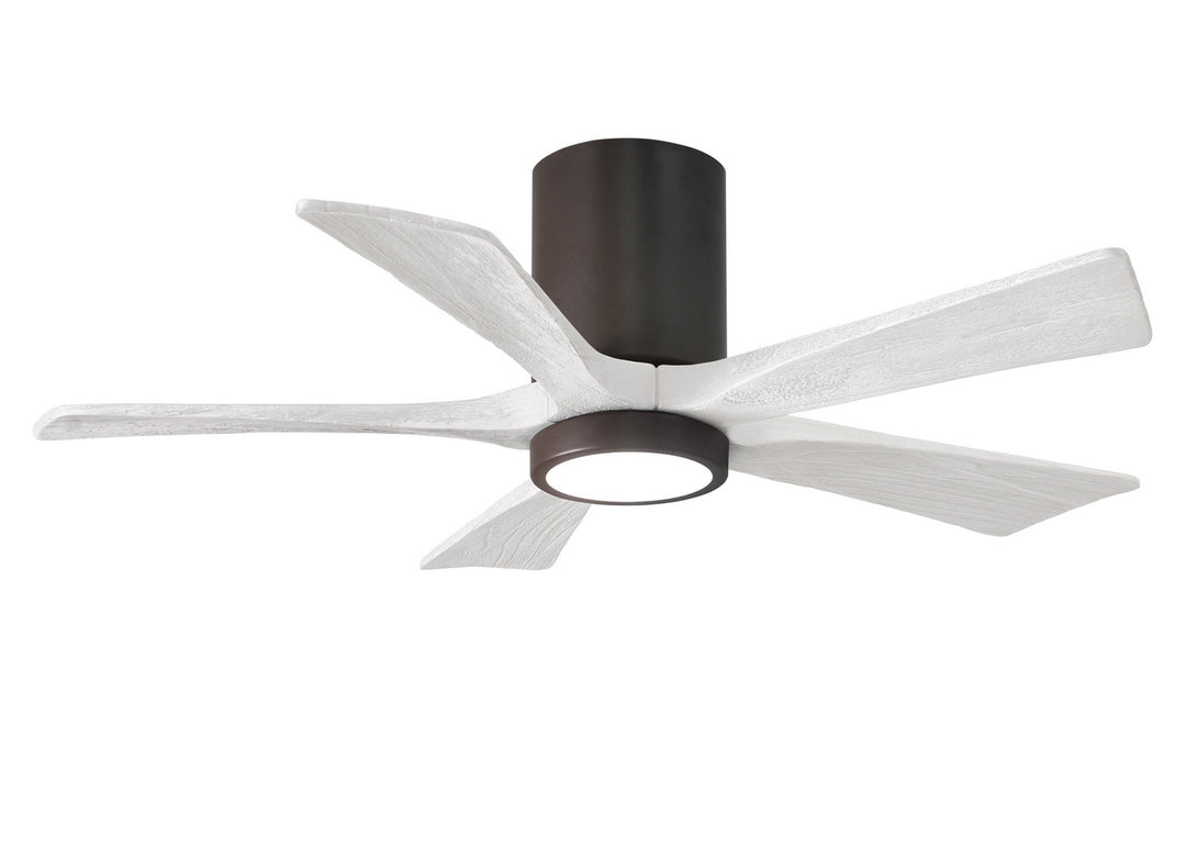 Matthews Fan Company Irene IR5HLK-TB-MWH-42 Ceiling Fan 42 - Textured Bronze, Matte White/