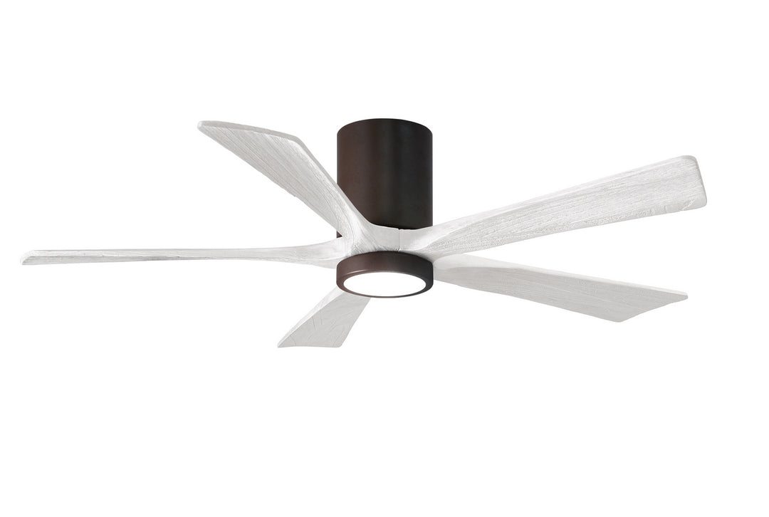 Matthews Fan Company Irene IR5HLK-TB-MWH-52 Ceiling Fan 52 - Textured Bronze, Matte White/