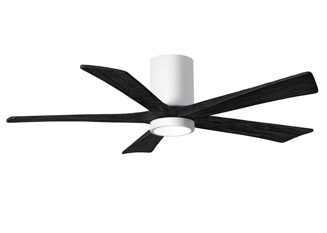 Matthews Fan Company Irene IR5HLK-WH-BK-52 Ceiling Fan 52 - White, Matte Black/