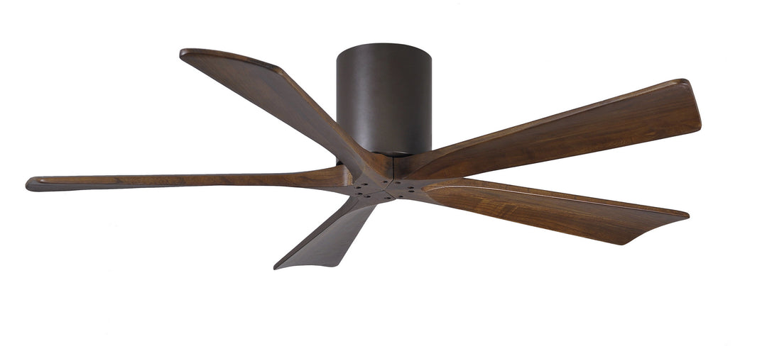 Matthews Fan Company Irene IR5H-TB-WA-52 Ceiling Fan 52 - Textured Bronze, Walnut Tone/