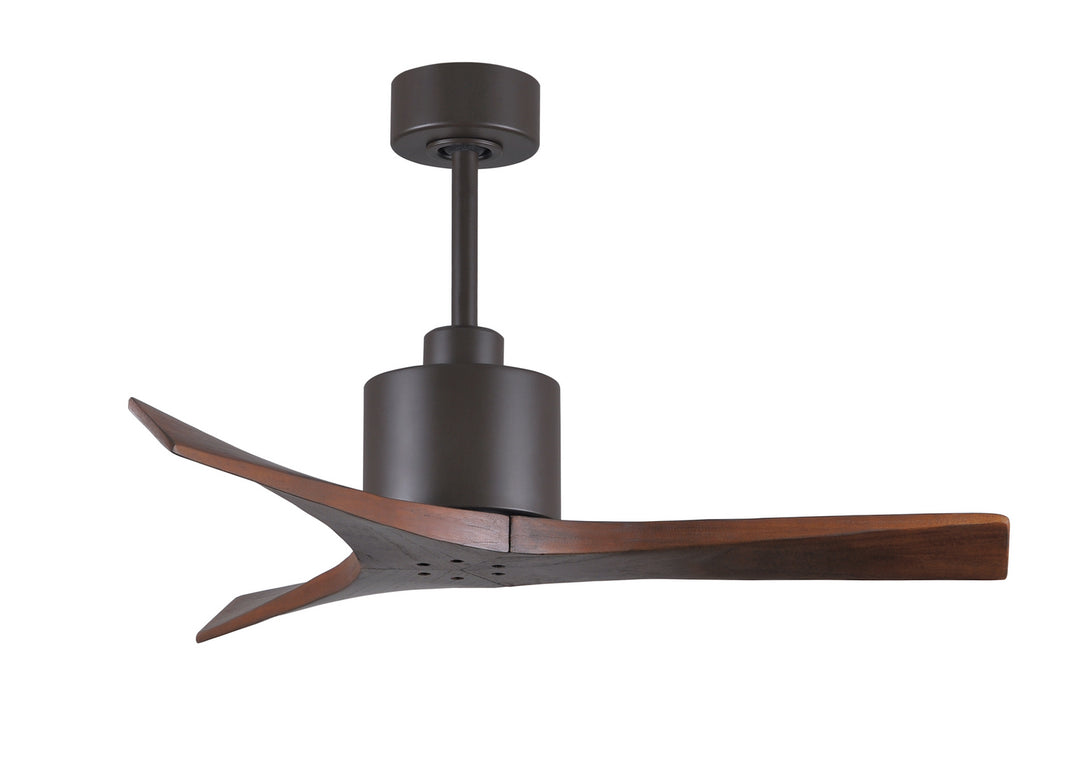 Matthews Fan Company Mollywood MW-TB-WA-42 Ceiling Fan 42 - Textured Bronze, Walnut/