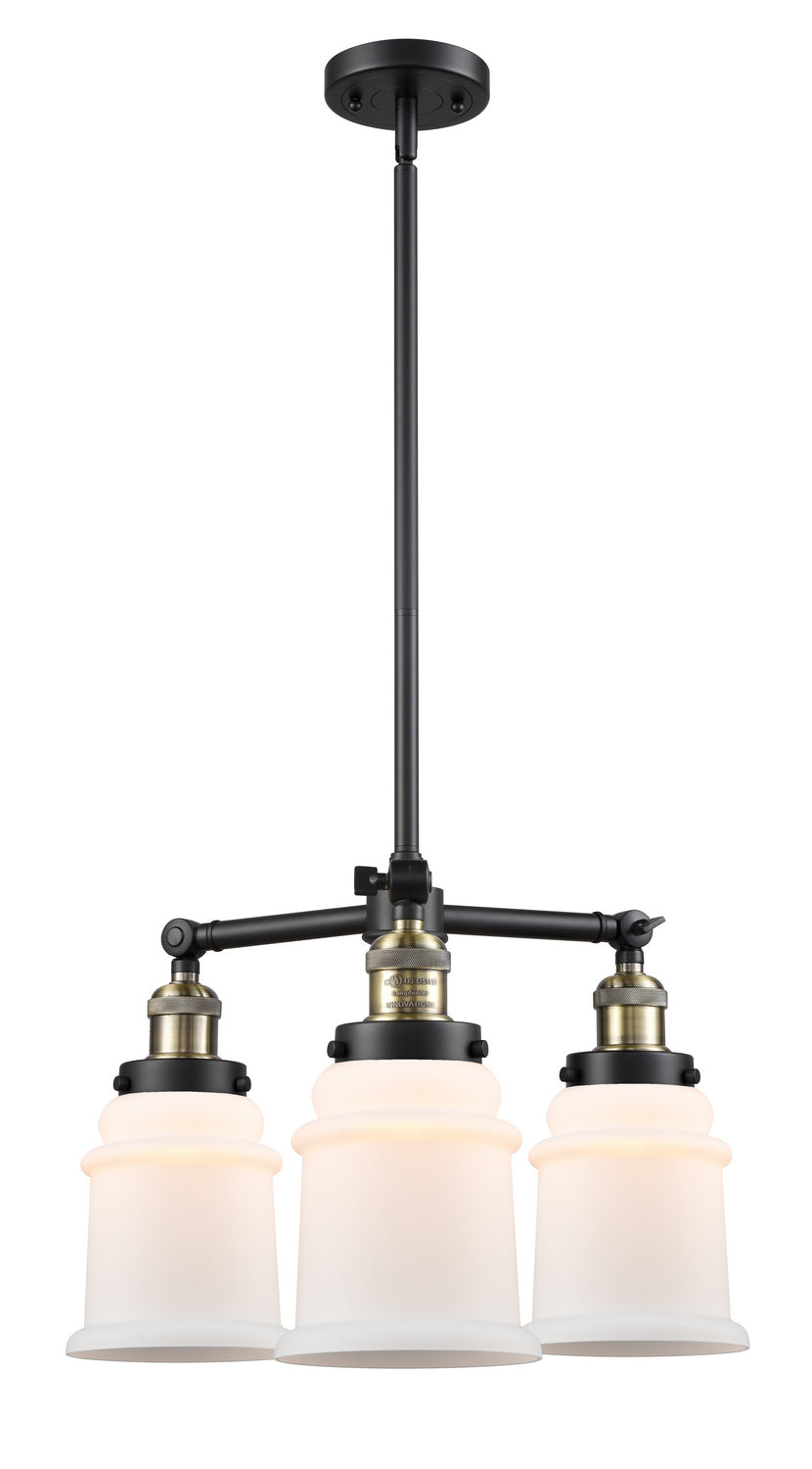 Innovations Franklin Restoration 207-BAB-G181 Chandelier Light - Black Antique Brass