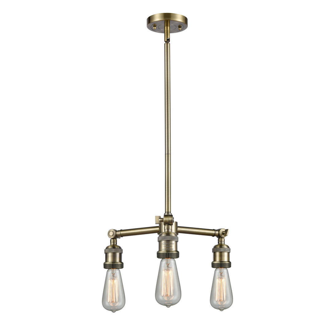 Innovations Franklin Restoration 207NH-AB Chandelier Light - Antique Brass