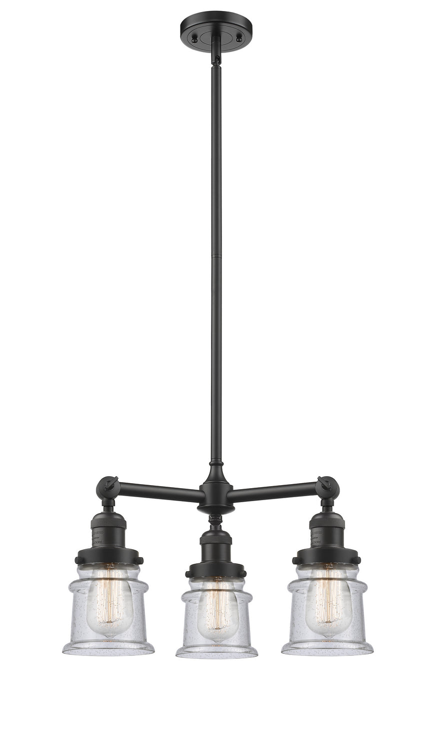 Innovations Franklin Restoration 207-OB-G184S-LED Chandelier Light - Oil Rubbed Bronze