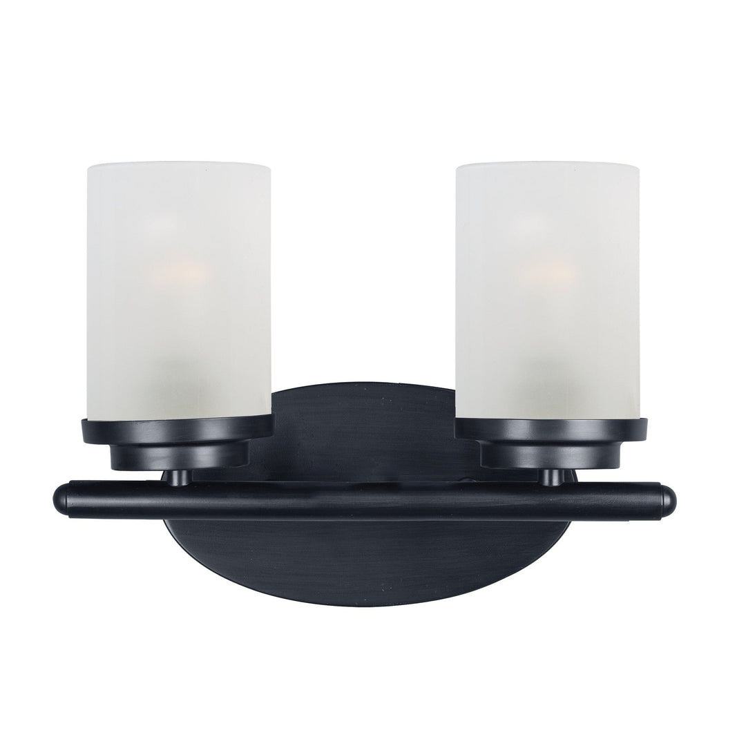 Maxim Corona 10212FTBK Bath Vanity Light 12 in. wide - Black