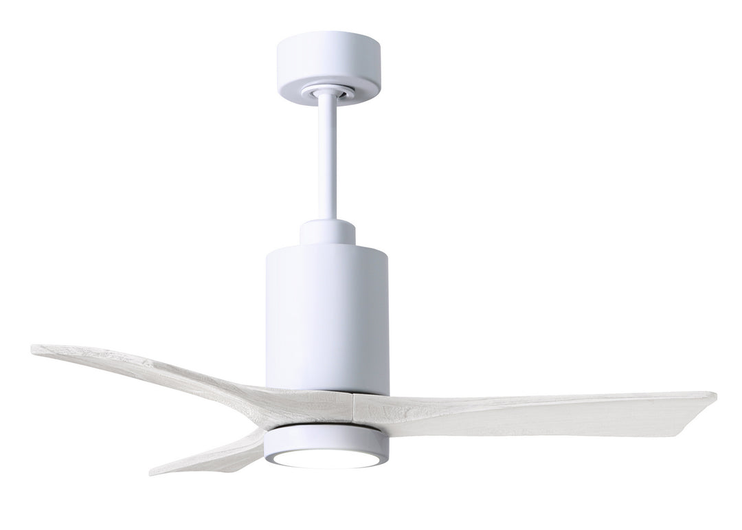 Matthews Fan Company Patricia PA3-WH-MWH-42 Ceiling Fan 42 - White, Matte White/