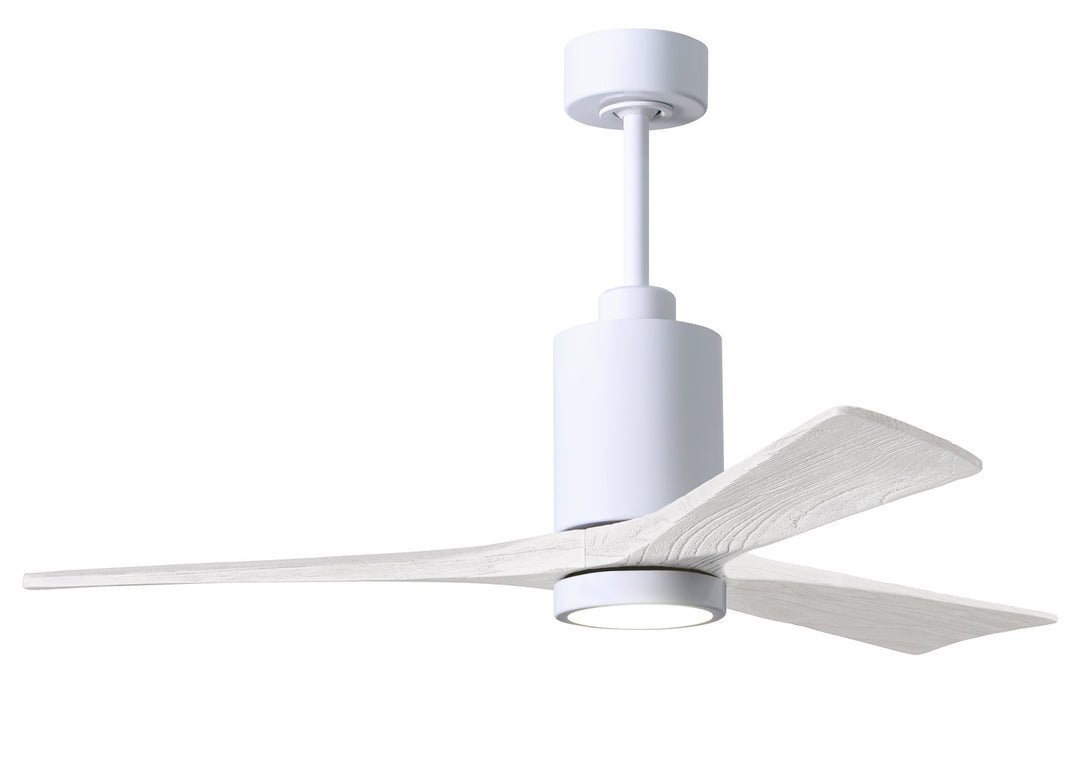 Matthews Fan Company Patricia PA3-WH-MWH-52 Ceiling Fan 52 - White, Matte White/