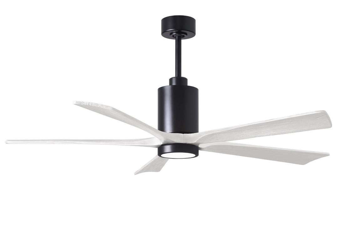 Matthews Fan Company Patricia PA5-BK-MWH-60 Ceiling Fan 60 - Matte Black, Matte White/