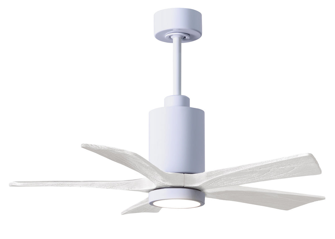 Matthews Fan Company Patricia PA5-WH-MWH-42 Ceiling Fan 42 - White, Matte White/