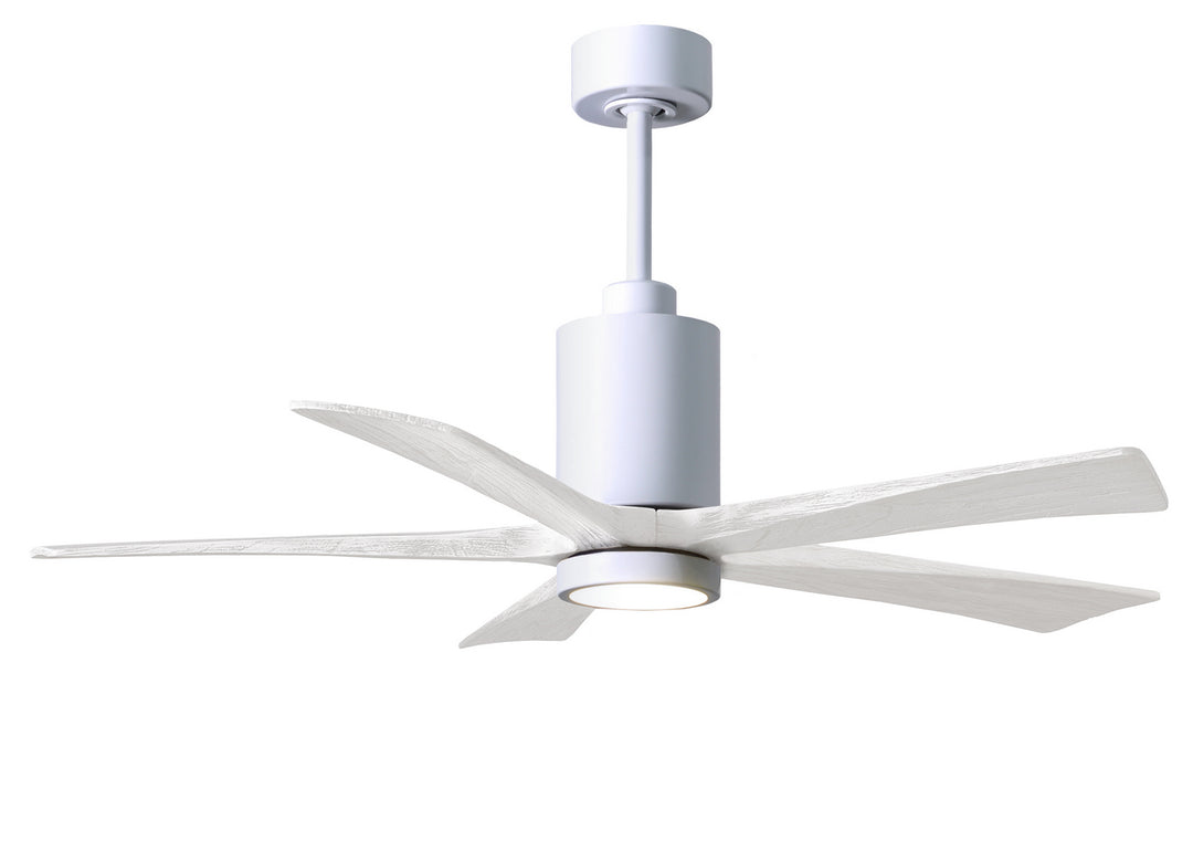 Matthews Fan Company Patricia PA5-WH-MWH-52 Ceiling Fan 52 - White, Matte White/