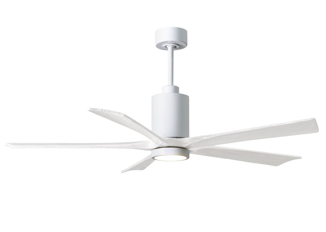 Matthews Fan Company Patricia PA5-WH-MWH-60 Ceiling Fan 60 - White, Matte White/