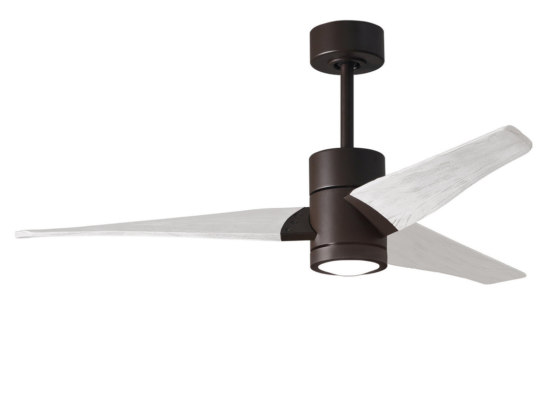 Matthews Fan Company Super Janet SJ-TB-MWH-52 Ceiling Fan 52 - Textured Bronze, Matte White/