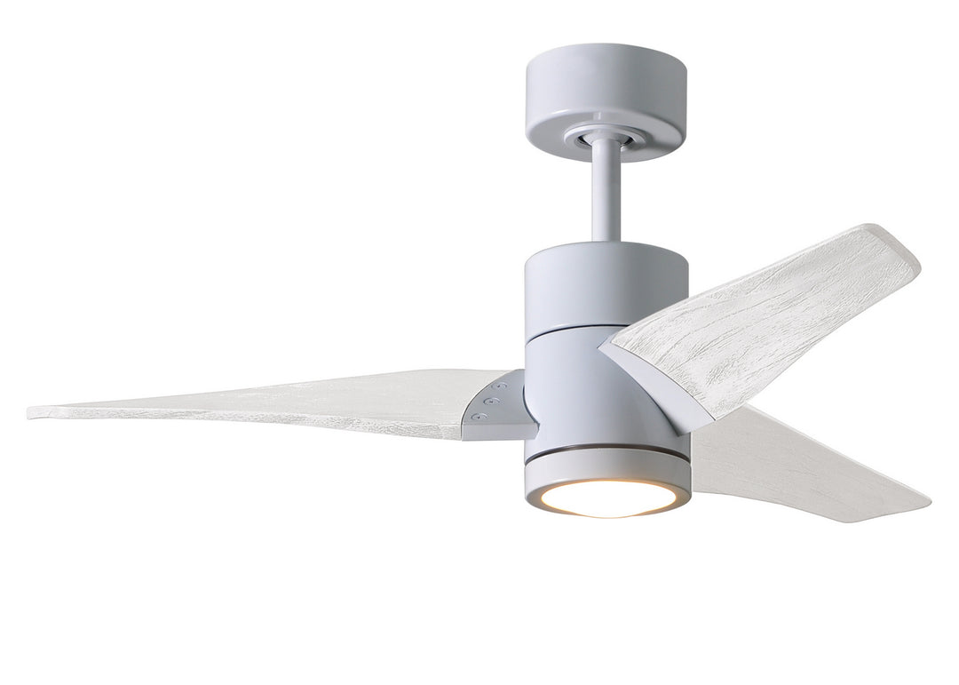 Matthews Fan Company Super Janet SJ-WH-MWH-42 Ceiling Fan 42 - White, Matte White/