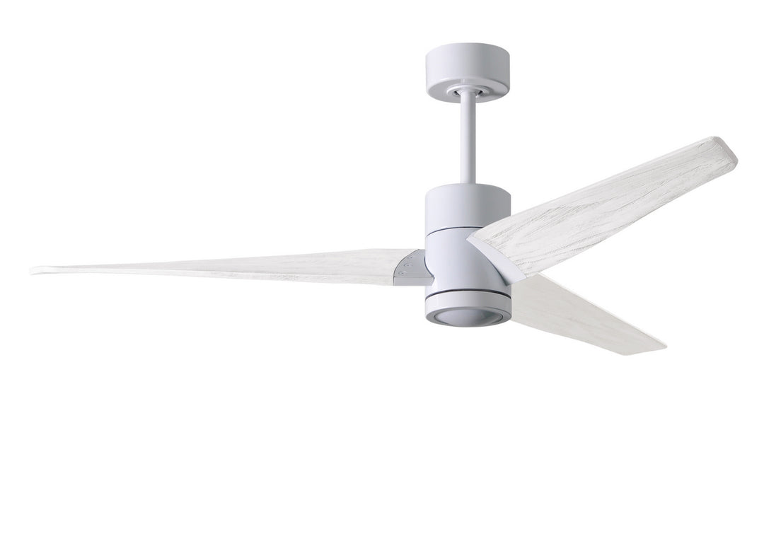 Matthews Fan Company Super Janet SJ-WH-MWH-60 Ceiling Fan 60 - White, Matte White/