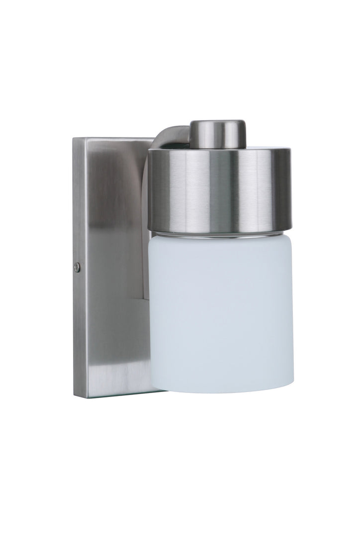 Craftmade District 12305BNK1 Wall Sconce Light - Brushed Polished Nickel