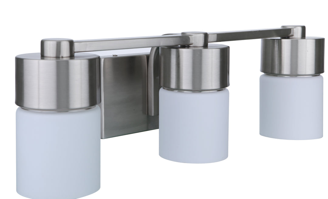 Craftmade District 12322BNK3 Bath Vanity Light 23 in. wide - Brushed Polished Nickel