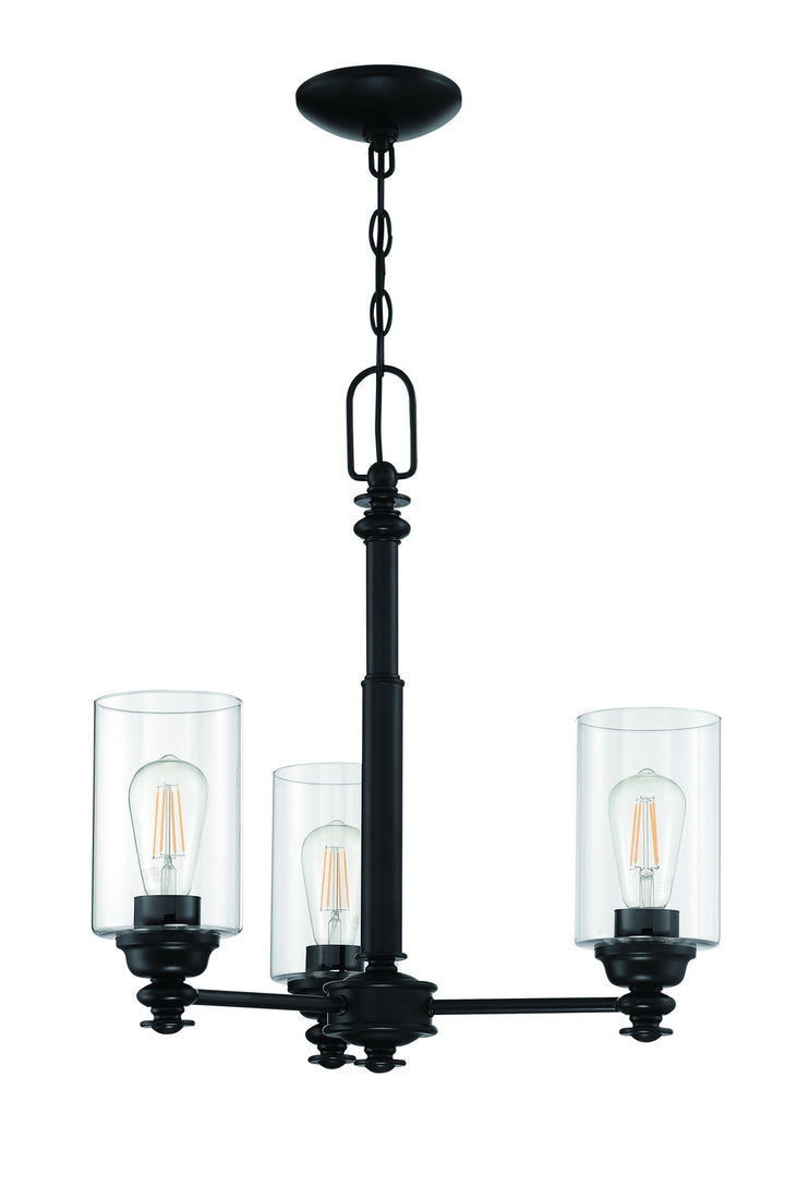 Craftmade Dardyn 49823-FB-C Chandelier Light - Flat Black