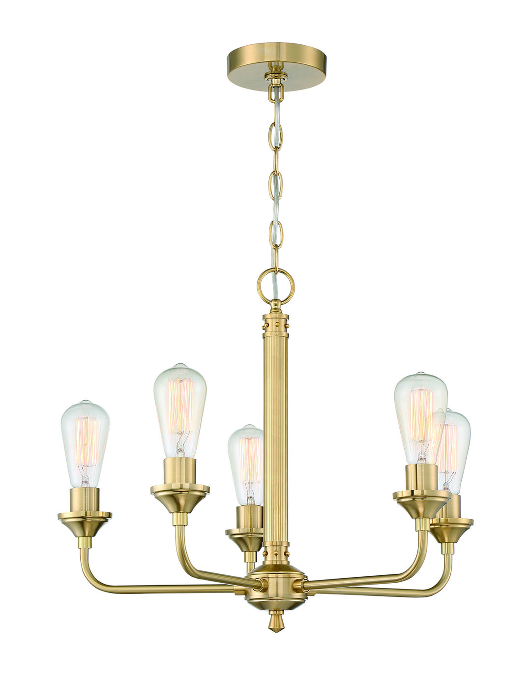 Craftmade Bridgestone 53025-SB Chandelier Light - Satin Brass