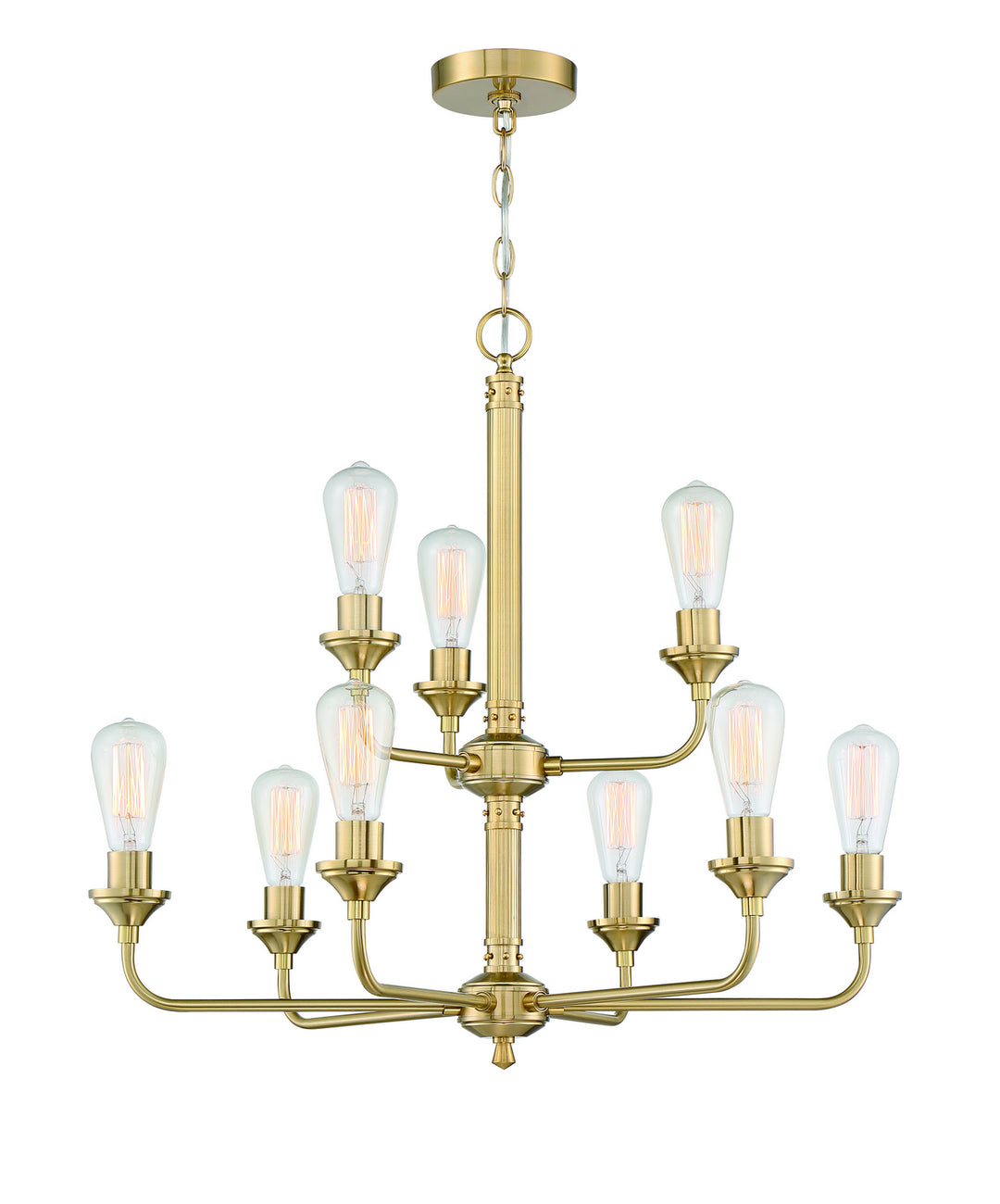 Craftmade Bridgestone 53029-SB Chandelier Light - Satin Brass