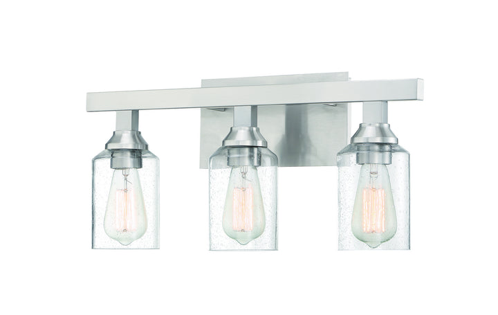 Craftmade Chicago 53103-BNK Bath Vanity Light 22 in. wide - Brushed Polished Nickel