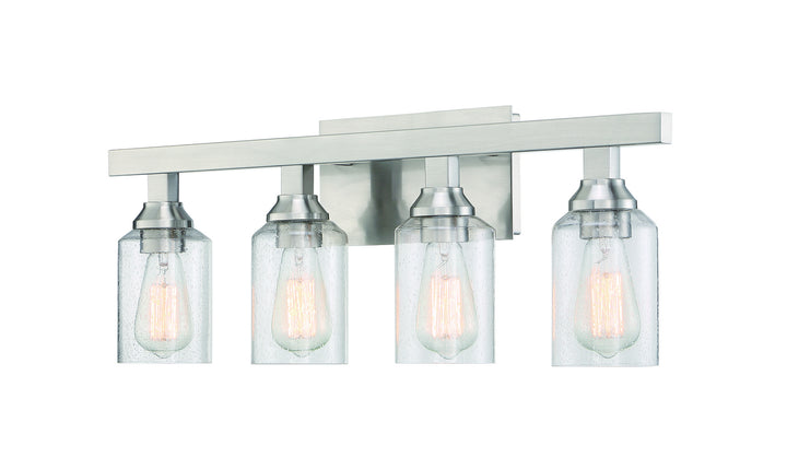 Craftmade Chicago 53104-BNK Bath Vanity Light 29 in. wide - Brushed Polished Nickel