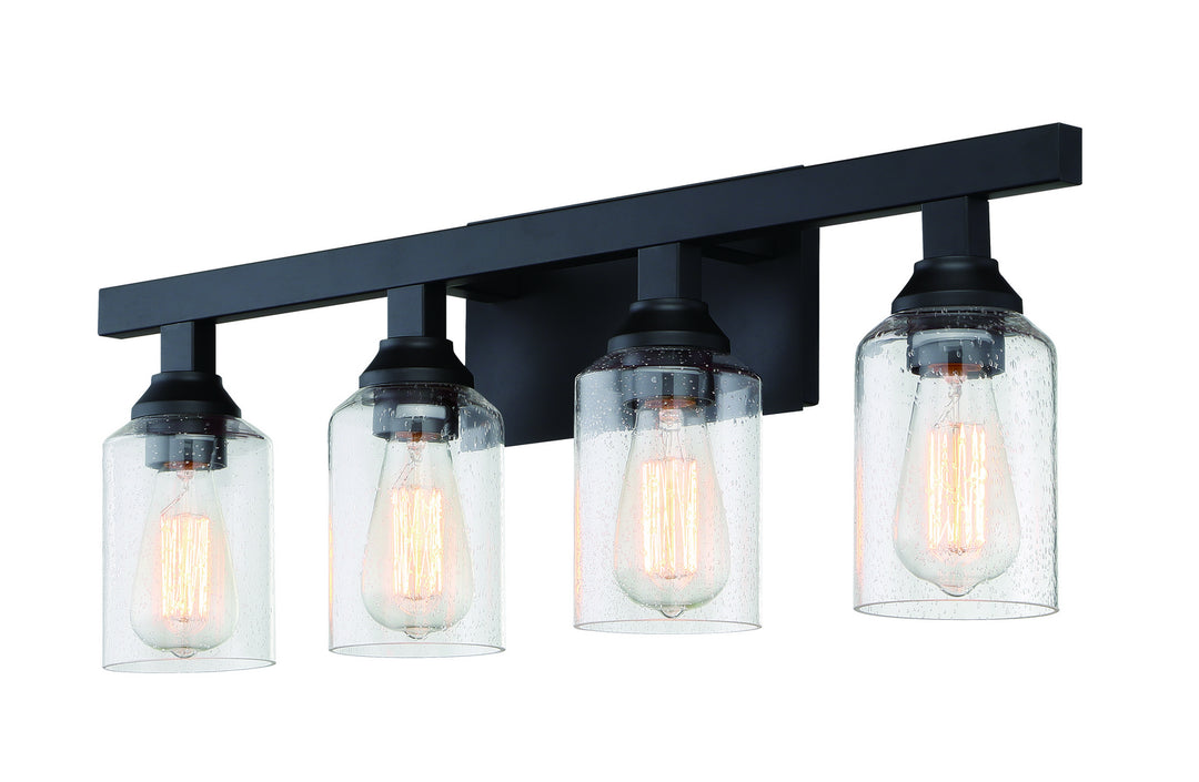Craftmade Chicago 53104-FB Bath Vanity Light 29 in. wide - Flat Black