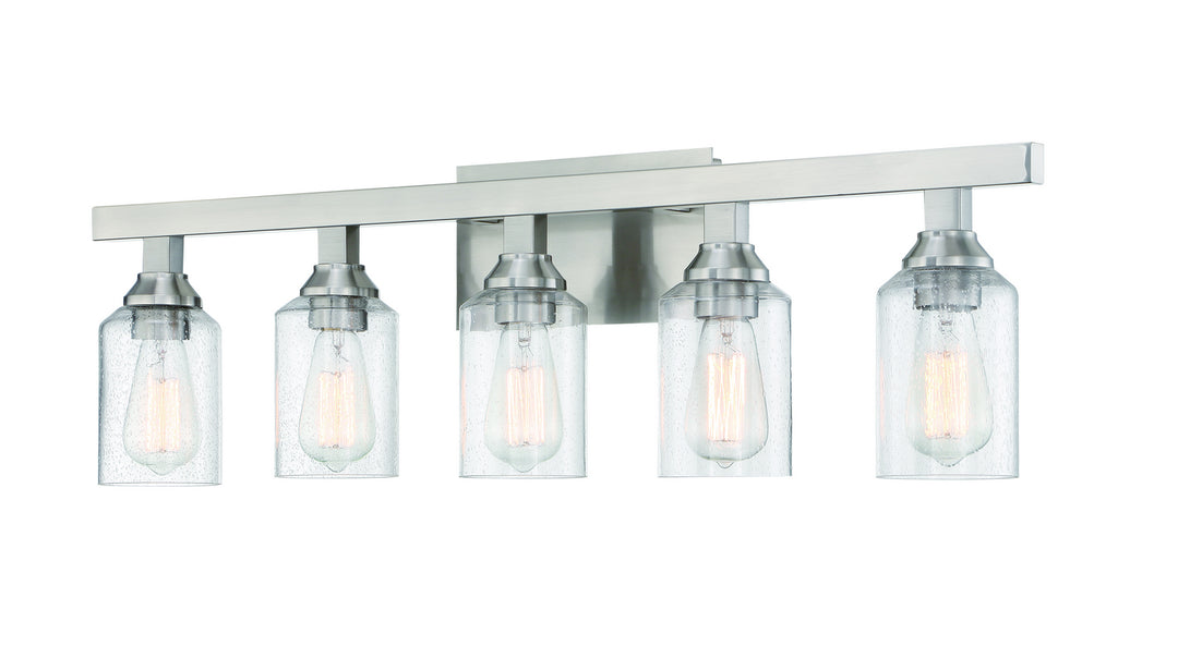 Craftmade Chicago 53105-BNK Bath Vanity Light 36 in. wide - Brushed Polished Nickel