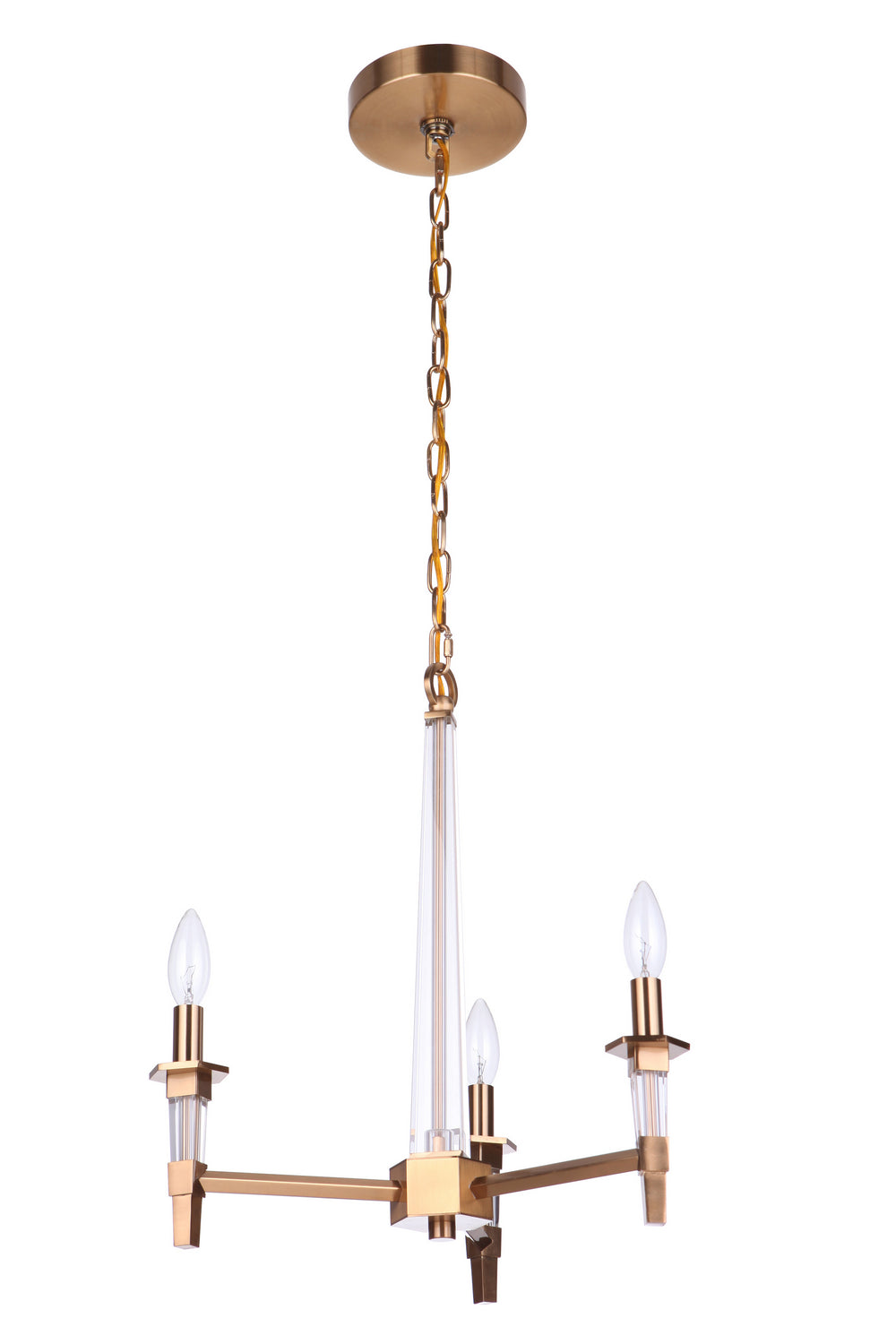 Craftmade Tarryn 53223-SB Chandelier Light - Satin Brass