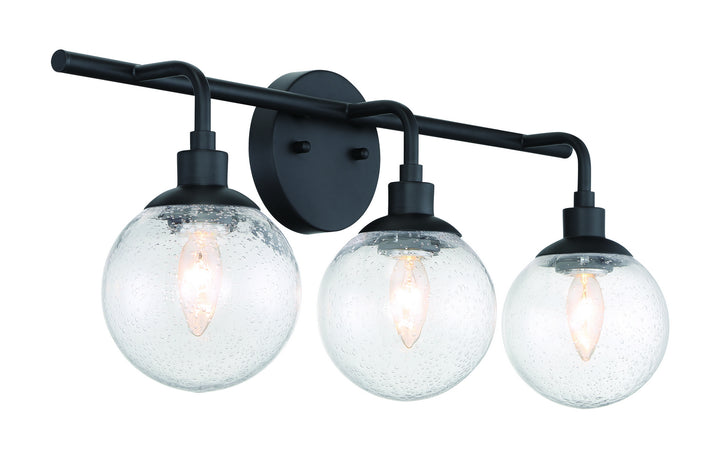 Craftmade Que 53303-FB Bath Vanity Light 24 in. wide - Flat Black