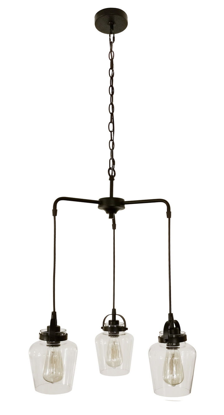 Craftmade Trystan 53523-FB Chandelier Light - Flat Black