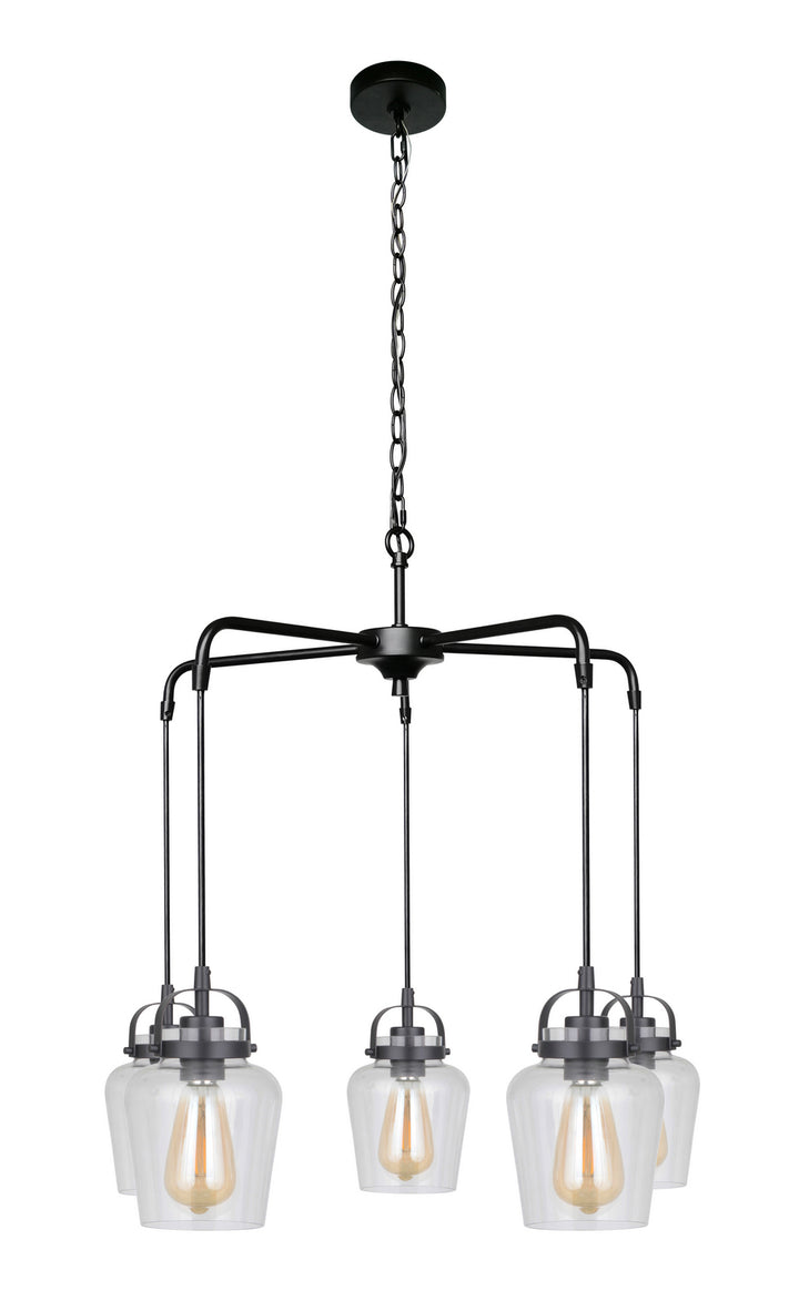 Craftmade Trystan 53525-FB Chandelier Light - Flat Black