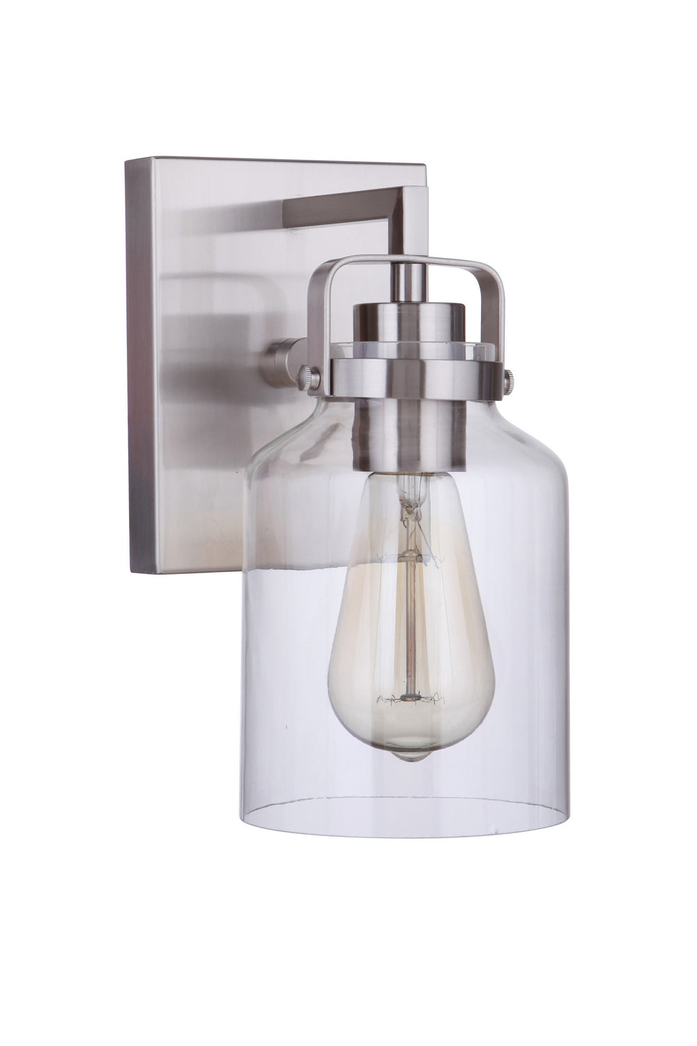 Craftmade Foxwood 53601-BNK Wall Sconce Light - Brushed Polished Nickel