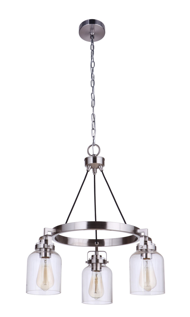 Craftmade Foxwood 53623-BNK Chandelier Light - Brushed Polished Nickel