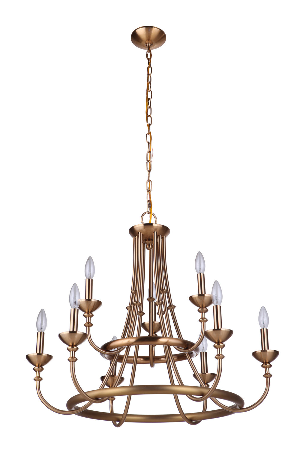 Craftmade Marlowe 53729-SB Chandelier Light - Satin Brass