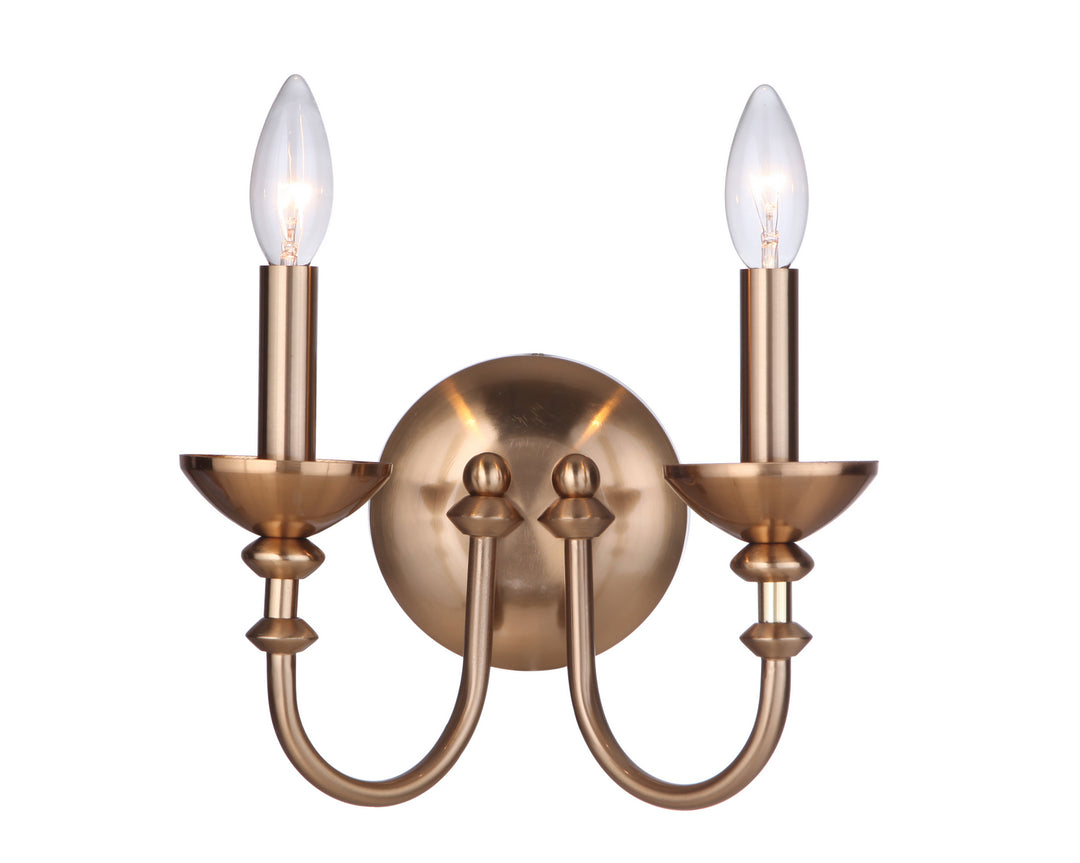 Craftmade Marlowe 53762-SB Wall Sconce Light - Satin Brass