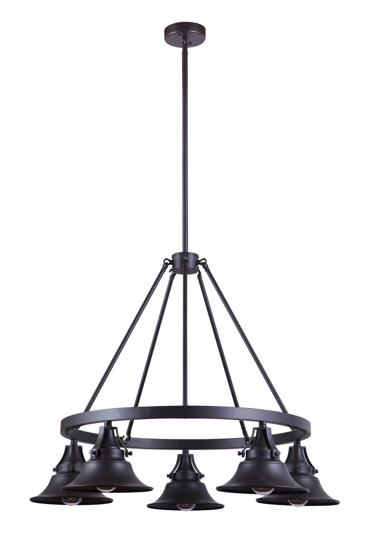 Craftmade Union 54025-OBG Chandelier Light - Oiled Bronze Gilded