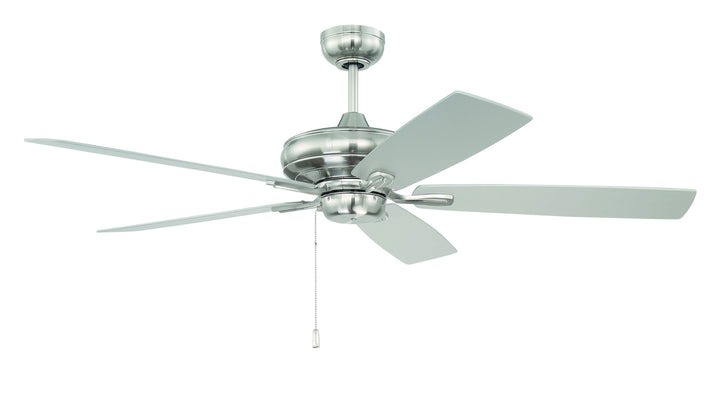 Craftmade Fortitude FOR52BNK5 Ceiling Fan 52 - Brushed Polished Nickel, Brushed Nickel/Dark Driftwood/