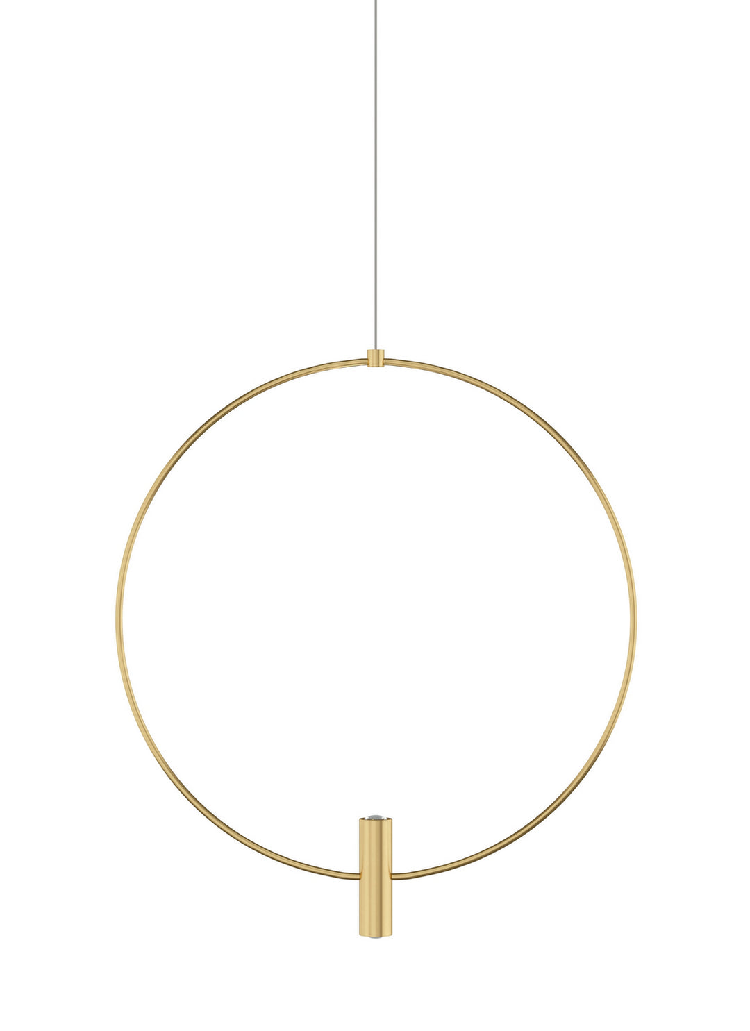 Visual Comfort Modern 700FJLAY18NB-LED930 Layla Led Pendant Track Light Brass