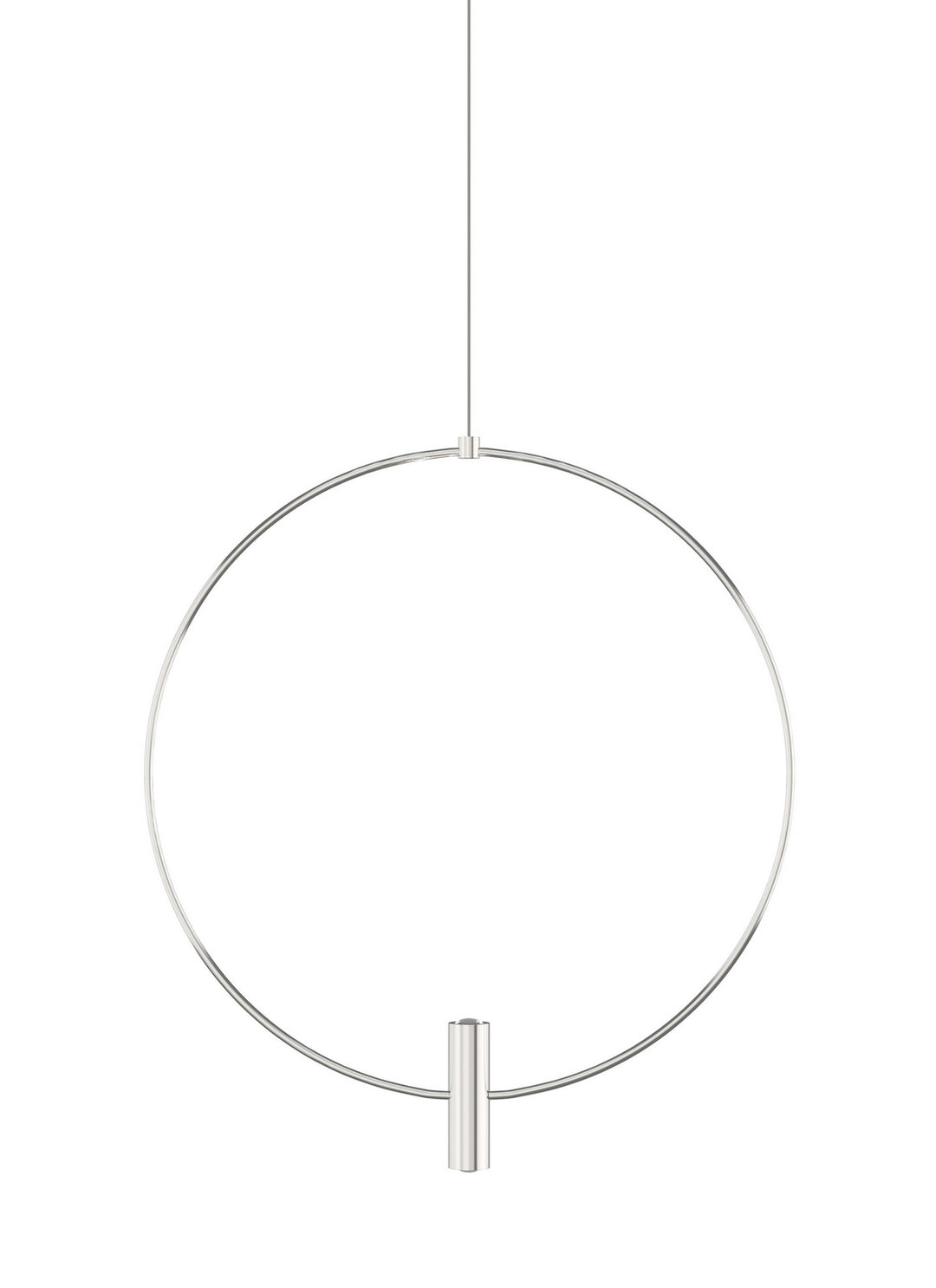 Visual Comfort Modern 700FJLAY18S-LED930 Layla Led Pendant Track Light Pewter, Nickel, Silver