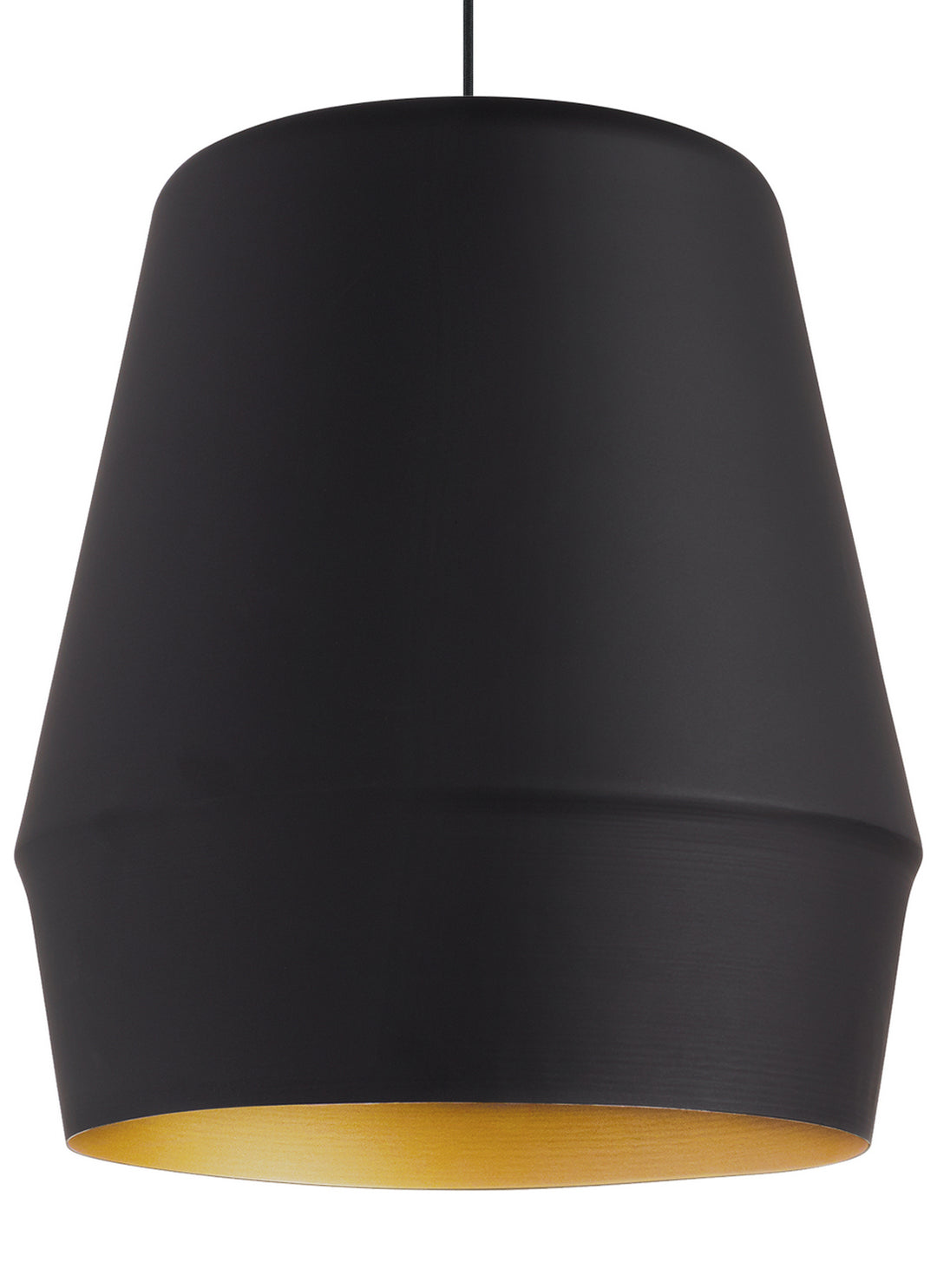Visual Comfort Modern Allea 700TDALEBG Pendant Light - Black/Gold