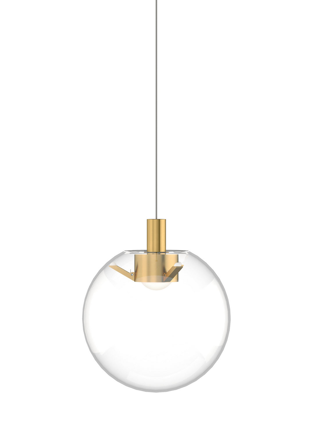 Visual Comfort Modern 700FJPLNCNB-LED930 Palona Led Pendant Track Light Brass