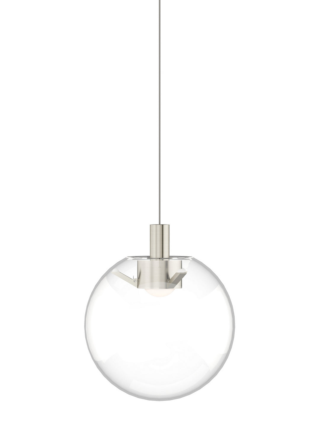 Visual Comfort Modern 700FJPLNCS-LED930 Palona Led Pendant Track Light Pewter, Nickel, Silver
