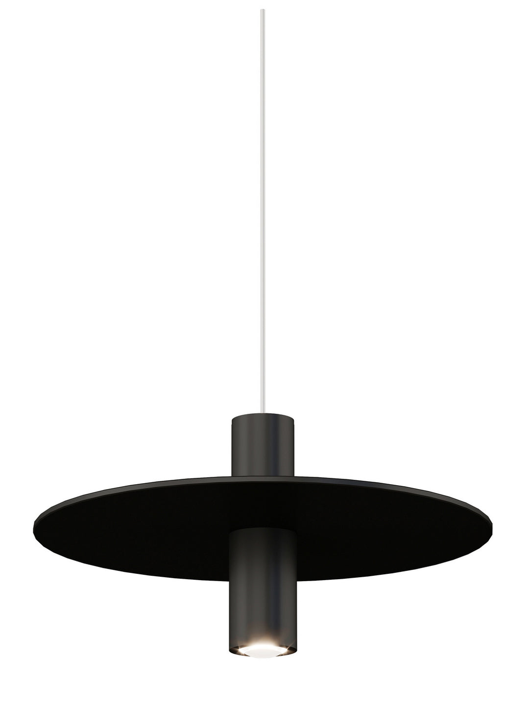 Visual Comfort Modern 700FJPNTB-LED930 Ponte Led Pendant Track Light Black