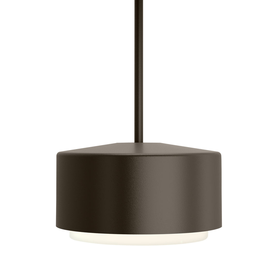 Visual Comfort Modern 700OPROT92712ZUNV Roton Led Outdoor Pendant Track Light Bronze / Dark