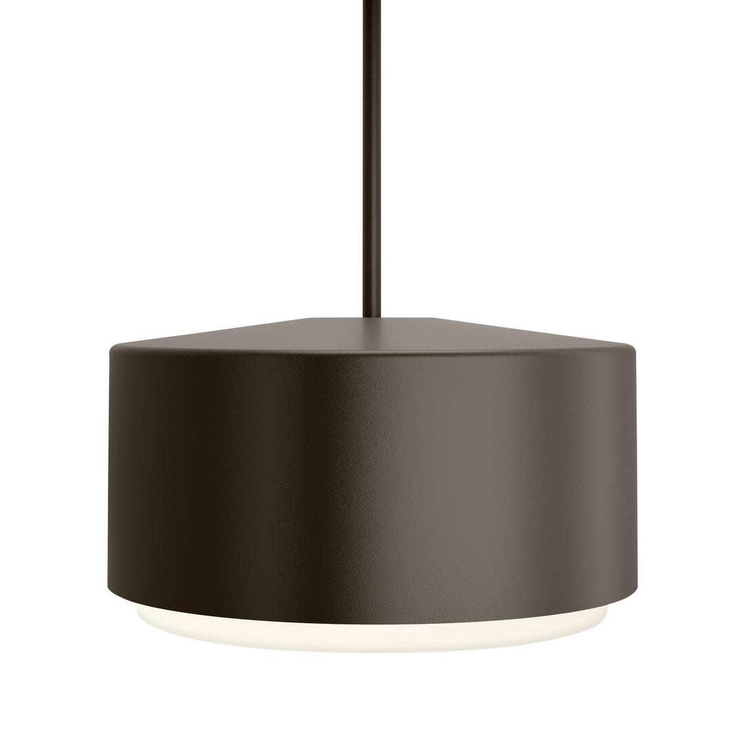 Visual Comfort Modern 700OPROT92718ZUNV Roton Led Outdoor Pendant Track Light Bronze / Dark