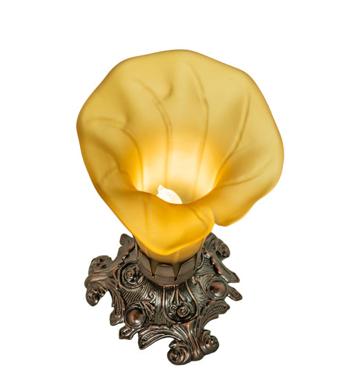 Meyda Tiffany Lighting 10221 Amber Mini Lamp Lamp Bronze / Dark