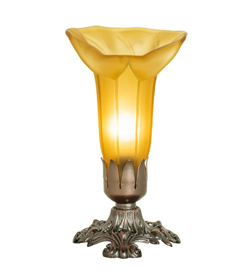 Meyda Tiffany Lighting 10221 Amber Mini Lamp Lamp Bronze / Dark