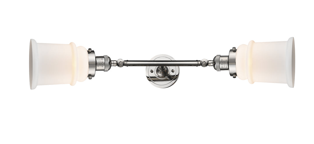 Innovations Franklin Restoration 208L-PN-G181 Bath Vanity Light 6 in. wide - Polished Nickel