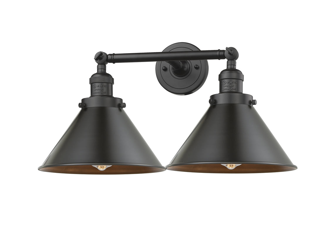 Innovations Franklin Restoration 208-OB-M10-OB Bath Vanity Light 19 in. wide - Oil Rubbed Bronze