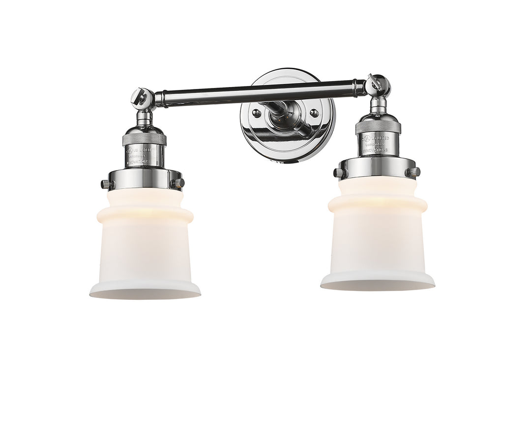 Innovations Franklin Restoration 208-PC-G181S Bath Vanity Light 17 in. wide - Polished Chrome